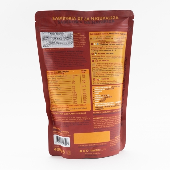 Mix pentru clătite și vafe eco cu migdale și maca 400g