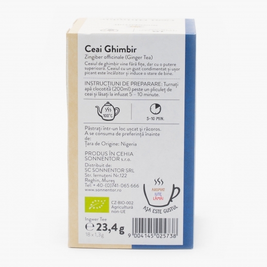 Ceai ghimbir eco 18 plicuri