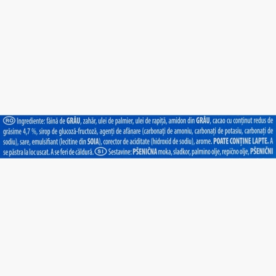 Biscuiți din cacao și cremă cu aromă de vanilie Original 4 buc, 176g