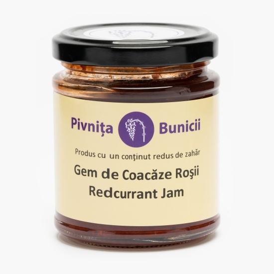 Gem de coacăze roșii 190g