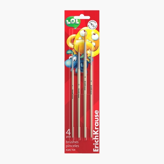 Pensule diverse mărimi. 4 buc/set
