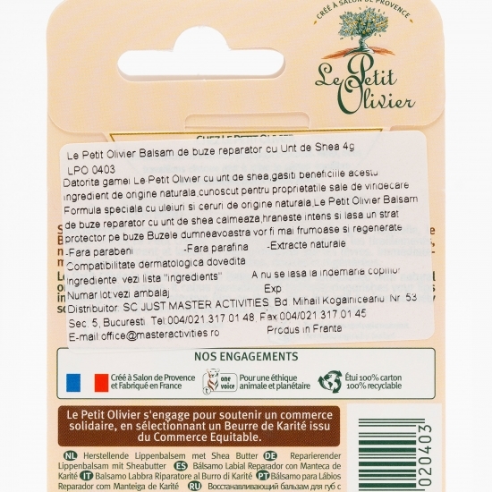 Balsam de buze unt de shea 4g