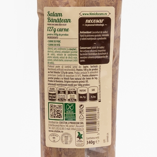 Salam bănățean 340g