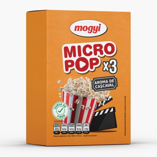 Popcorn cu cașcaval pentru cuptorul cu microunde 3x80g