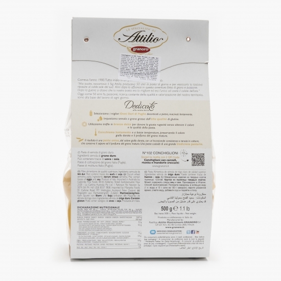 Paste Conchiglioni n.102, 500g