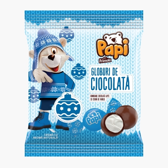 Globuri de ciocolată cu cremă de vanilie 110g