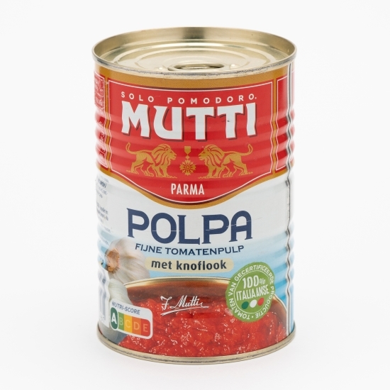 Roșii tăiate fin cu usturoi 400g