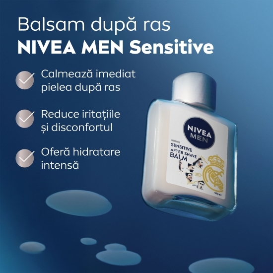 Balsam după ras pentru piele sensibilă Sensitive, ediție limitată Real Madrid 100ml