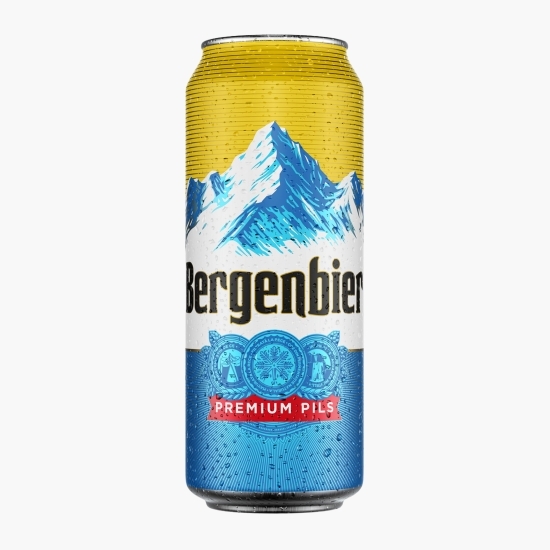 Bere blondă pasteurizată doză 500ml