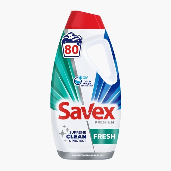 Detergent de rufe lichid Premium Fresh, 80 spălări, 3.6l
