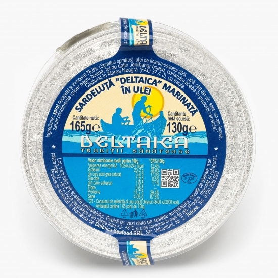 Sardeluță marinată în ulei 165g
