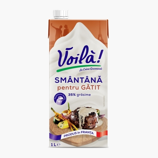 Smântână lichidă pentru gătit 35% grăsime 1l