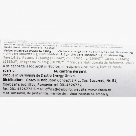 Băutură cu electroliți cu aromă de fructe de pădure 80g 20 tablete