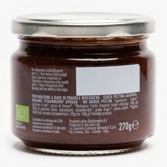 Gem de căpșuni eco, fără pectină adăugată 270g