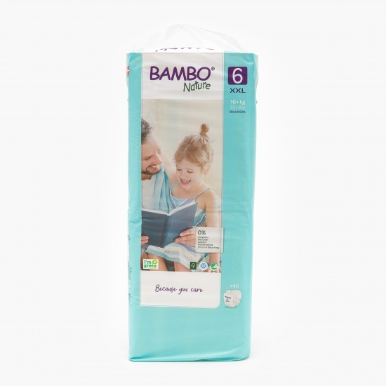 Scutece eco 0% clor mărimea 6, +16kg, 40 buc