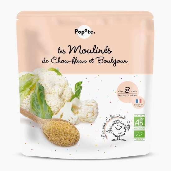 Mâncare eco cu 63% conopidă și bulgur, +8 luni, 180g