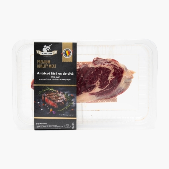 Antricot de vită fără os Rib-Eye, maturat, 350g