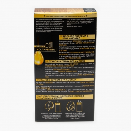 Vopsea de păr permanentă fără amoniac Oleo Intense, 8-05 blond bej, 115ml