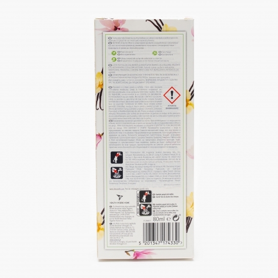 Odorizant bețișoare de ratan magnolie de Himalaya și vanilie 80ml