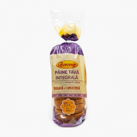 Pâine integrală feliată 500g