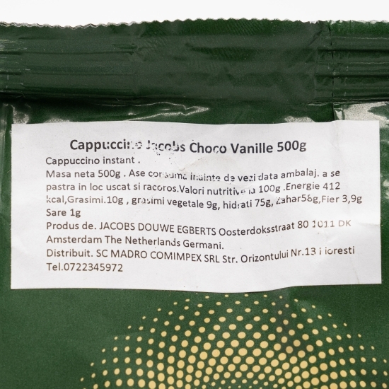 Milka Cappuccino Choco Vanille 500g