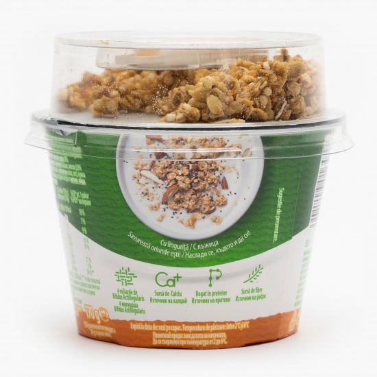 Iaurt cu musli, migdale, quinoa și chia 170g