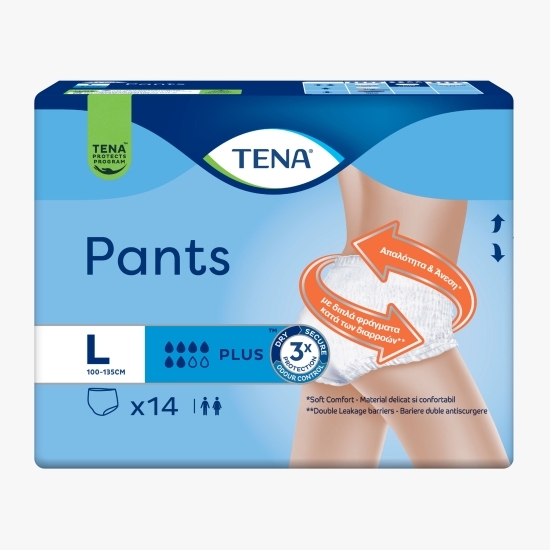 Chilot pentru incontinență adulți, Pants Plus, mărime L, 14 buc