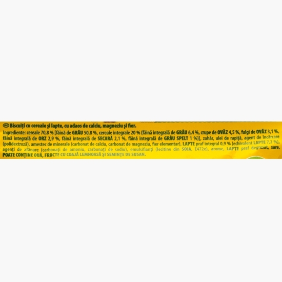 Biscuiți cu lapte și cereale 50g