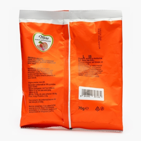 Mere uscate cuburi 70g