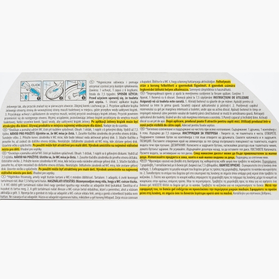 Aparat pentru curățarea toaletei cu Fresh Discs eucalipt 36ml