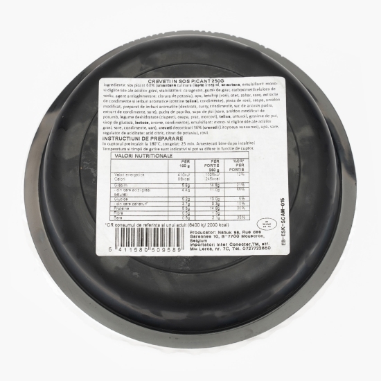 Creveți scampi în sos picant 250g