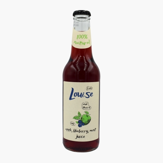 Suc natural de măr, coacăze și mentă 0.275l
