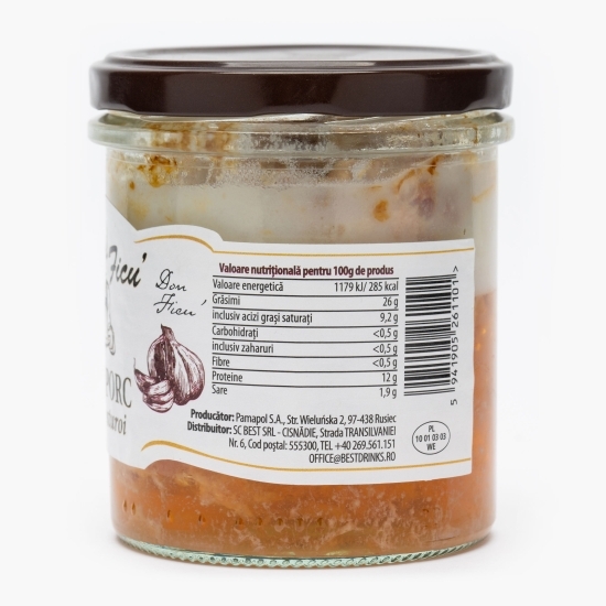 Carne de porc cu puțin usturoi 280g