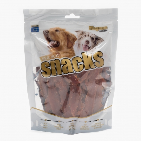 Recompense pentru câini, 250g, fâșii din piept de rață
