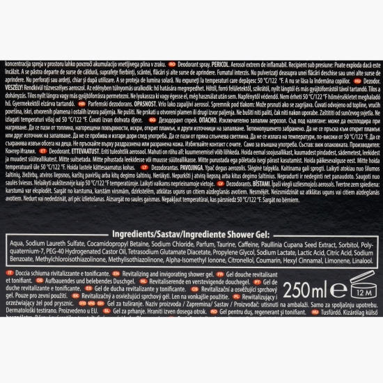 Set cadou Original (loțiune după ras 100ml + gel de duș 250ml + deodorant spray 150ml)