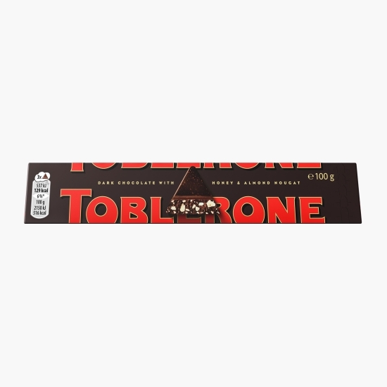 Ciocolată neagră cu nuga, miere și migdale 100g