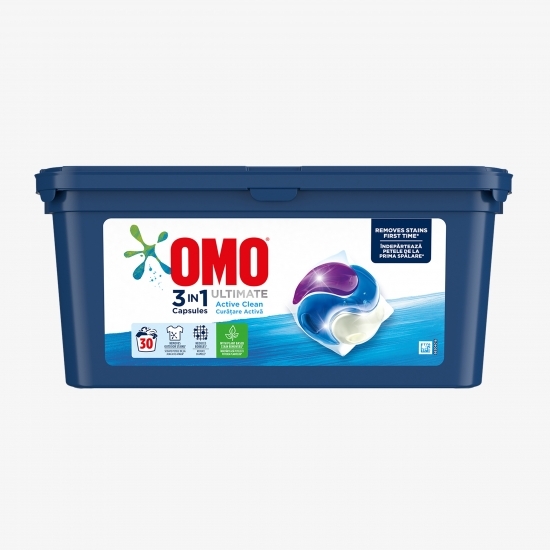 Detergent de rufe capsule 3în1 Ultimate, 30 spălări