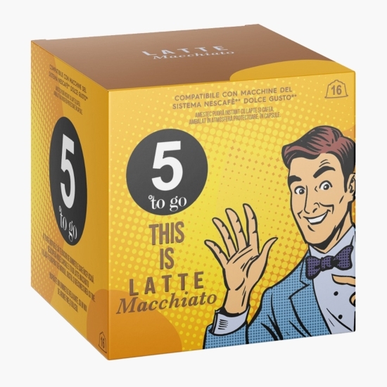 Latte Machiatto 16 băuturi, capsule compatibile Dolce Gusto
