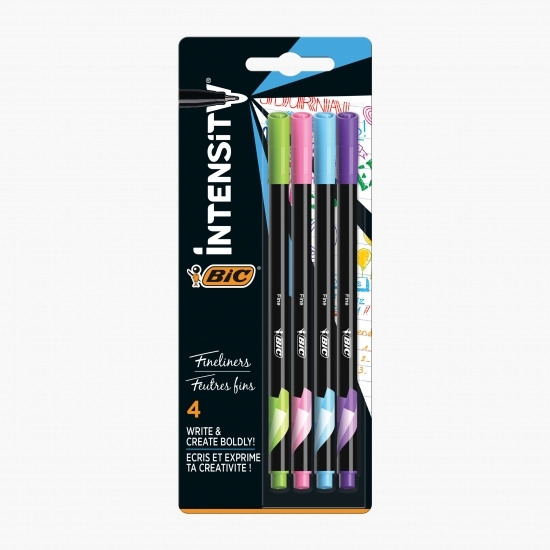 Set 4 finelinere Intensity Fun asortate