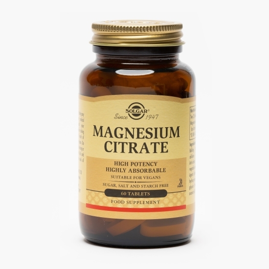 Magneziu citrat 200mg, 60 tablete
