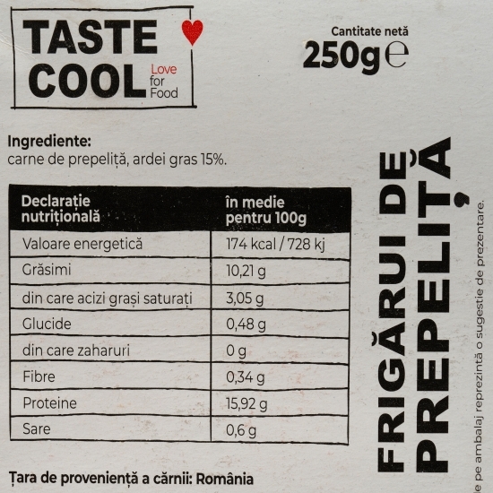 Frigărui de prepeliță 250g