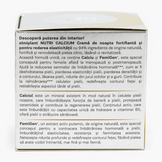 Cremă de noapte fortifiere și fermitate, Nutricalcium, 50ml
