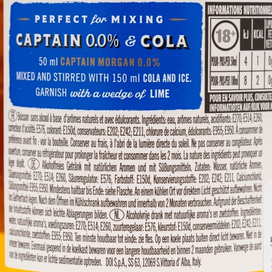 Rom Spiced Gold, fără alcool 700ml