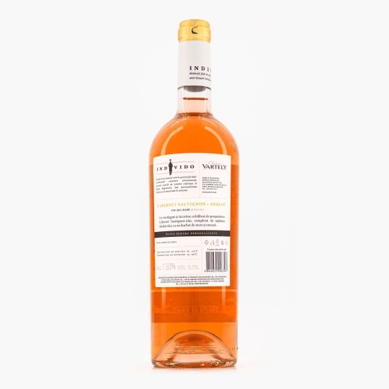 Vin rose sec Individo Cabernet & Merlot, 13%, 750ml