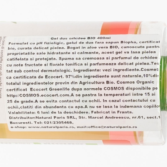 Gel de duș bio orhidee 400ml 