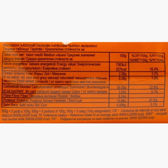 Paste Penne rigate integrale 500g