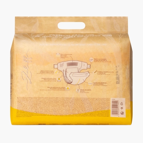 Scutece cu arici din bambus mărimea 4, 10-15kg, 28 buc