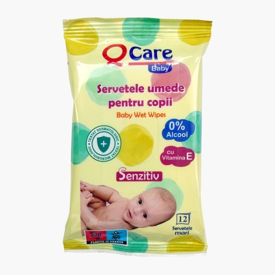Șervețele umede pentru copii, Sensitive, 12 buc