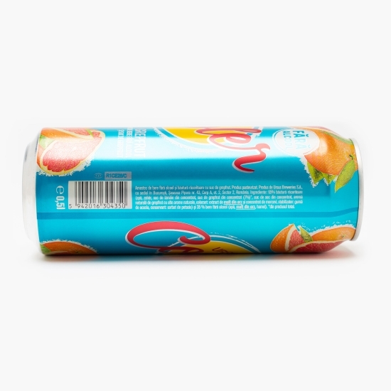 Bere blondă fără alcool cu aromă de grepfrut doză 4x0.5l