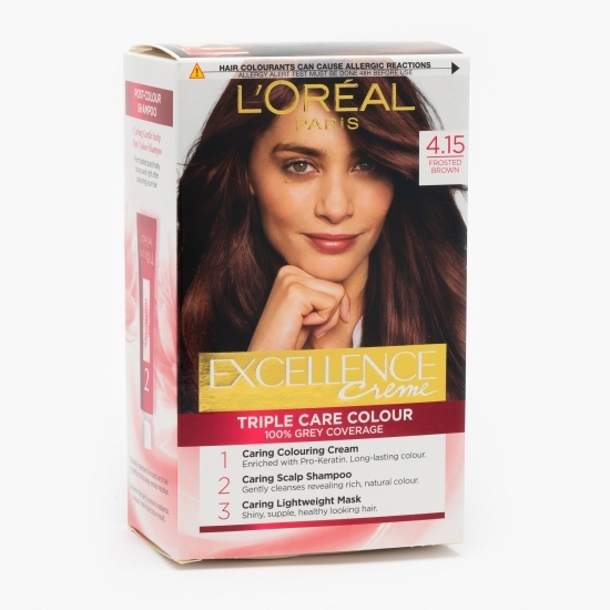 Vopsea de păr permanentă, 4.15 Șaten mediu glacial 192ml